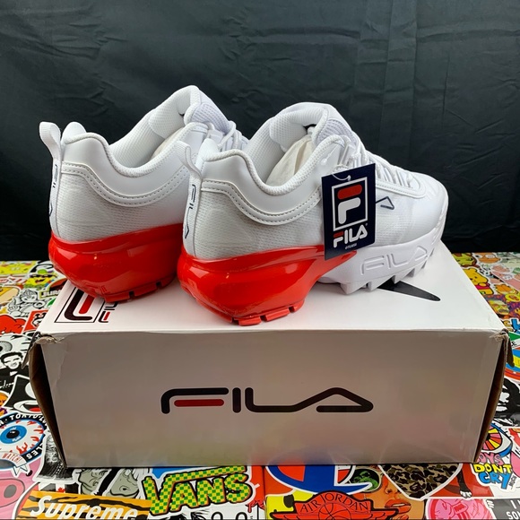 Fila Disruptor 2 Sleek Red Womens Various Sizes - Picture 2 of 10